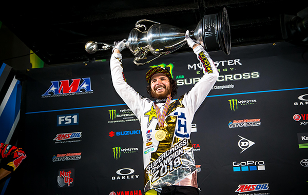 Rockstar Energy Husqvarna Factory Racing's Jason Anderson (photo Simon Cudby)