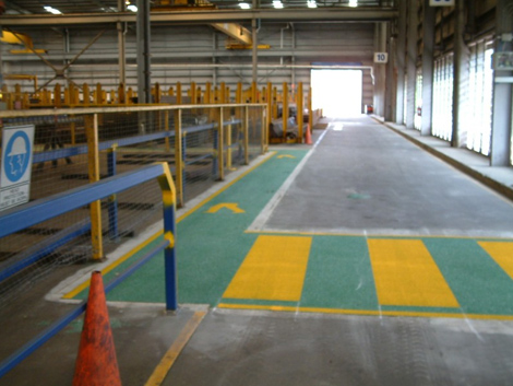 Warehouse Safety Surfacing