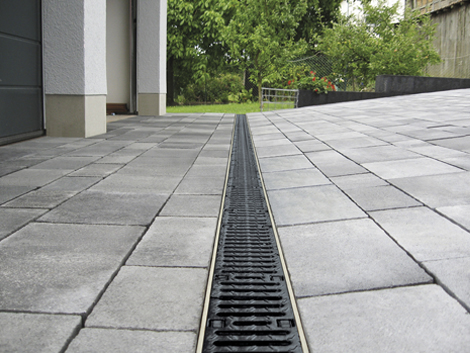 Glass reinforced polyester (GRP) drainage channels