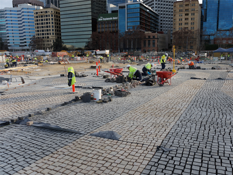 Streetscaping FBC (Fine Bedding Concrete)