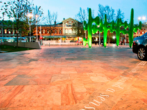 Pedestrian Area Streetscaping