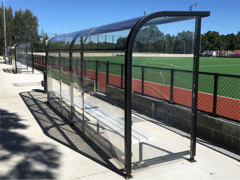 Australian Sports Commission Dugouts