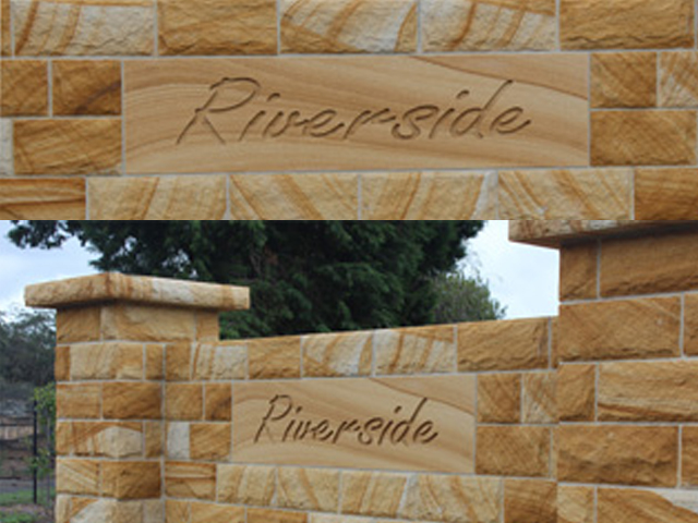 Sandstone Engraving