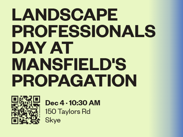 Mansfield's Launches Landscape Professionals Day
