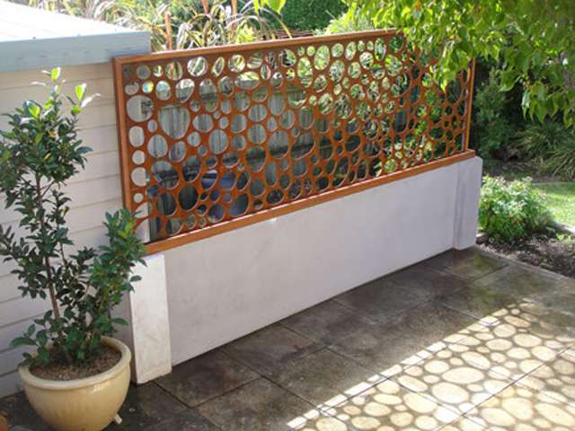 Laser cut concepts for garden screens - Urban Design Systems