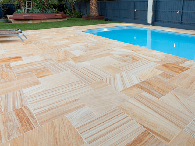 Teakwood Sandstone Jumbo Pattern - Cinajus