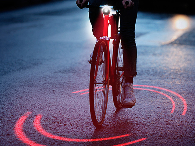 Safety best sale light bike