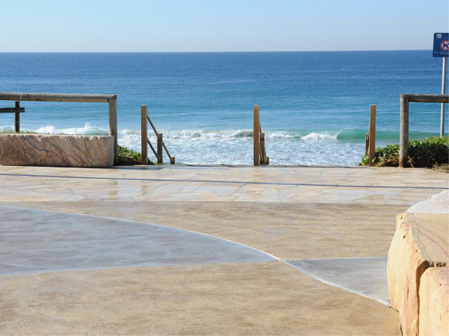 Shelly Beach Surf Lifesaving Club Forecourt Construction