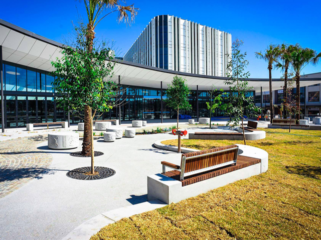Precast Concrete Seats for Shellharbour Civic Hub