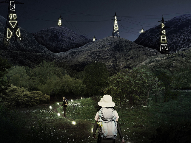 Scarlet Path Traverses China's Greenspace
