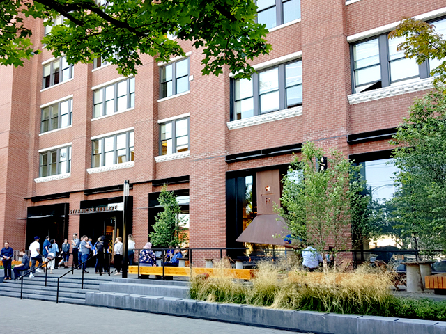 Starbucks Chooses Green