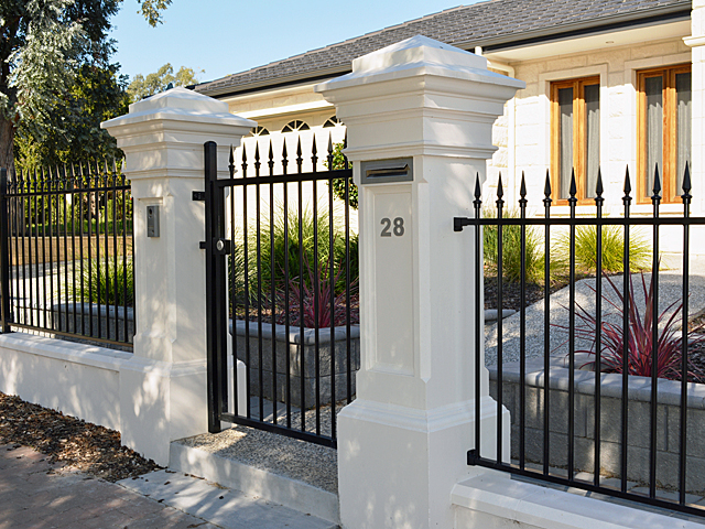 Modern Granite Pillars