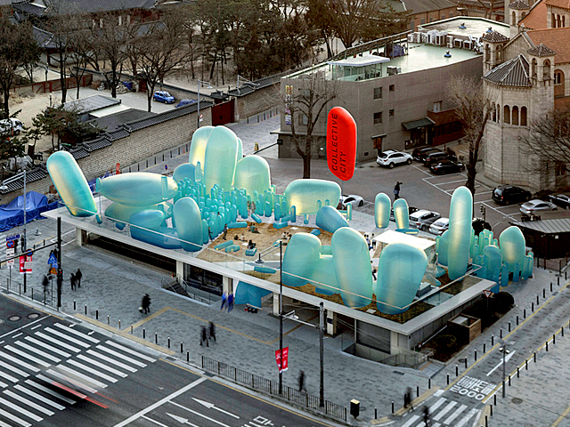 Inflatable Garden Grows in Seoul