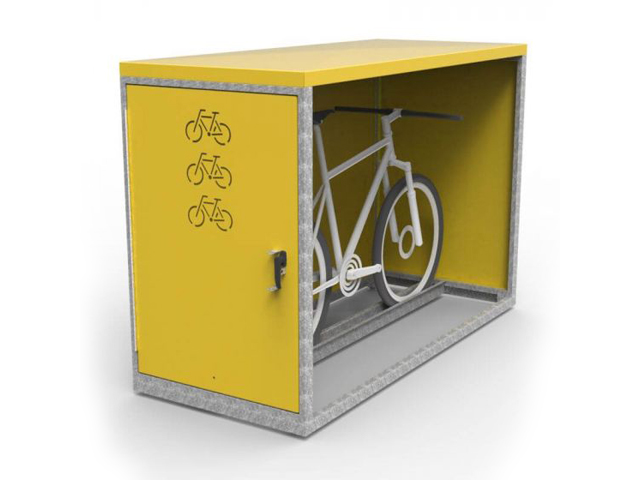 Bike Lockers Offer Safe Storage