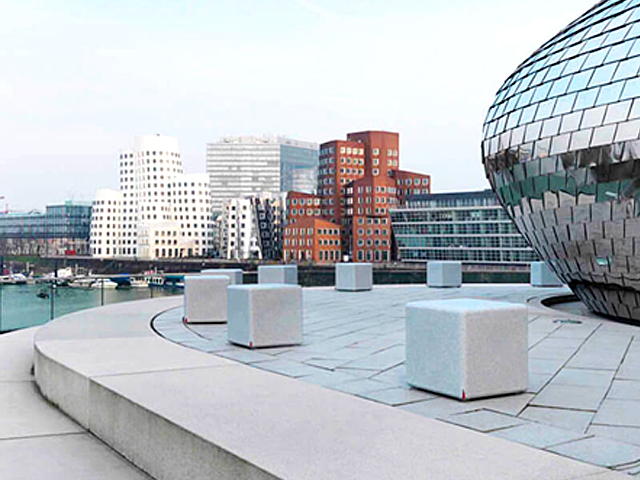 Concrete Cube Bollard