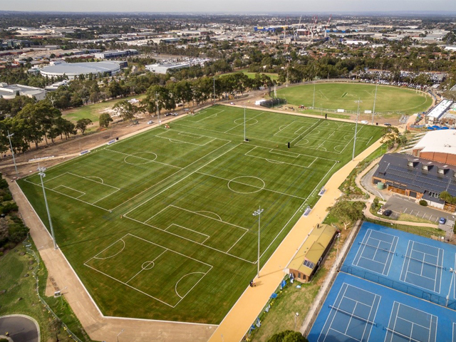 Monash University Synthetic Sports Field Landscape