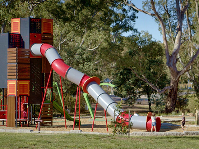 Apple Crate Inspired Play Tower