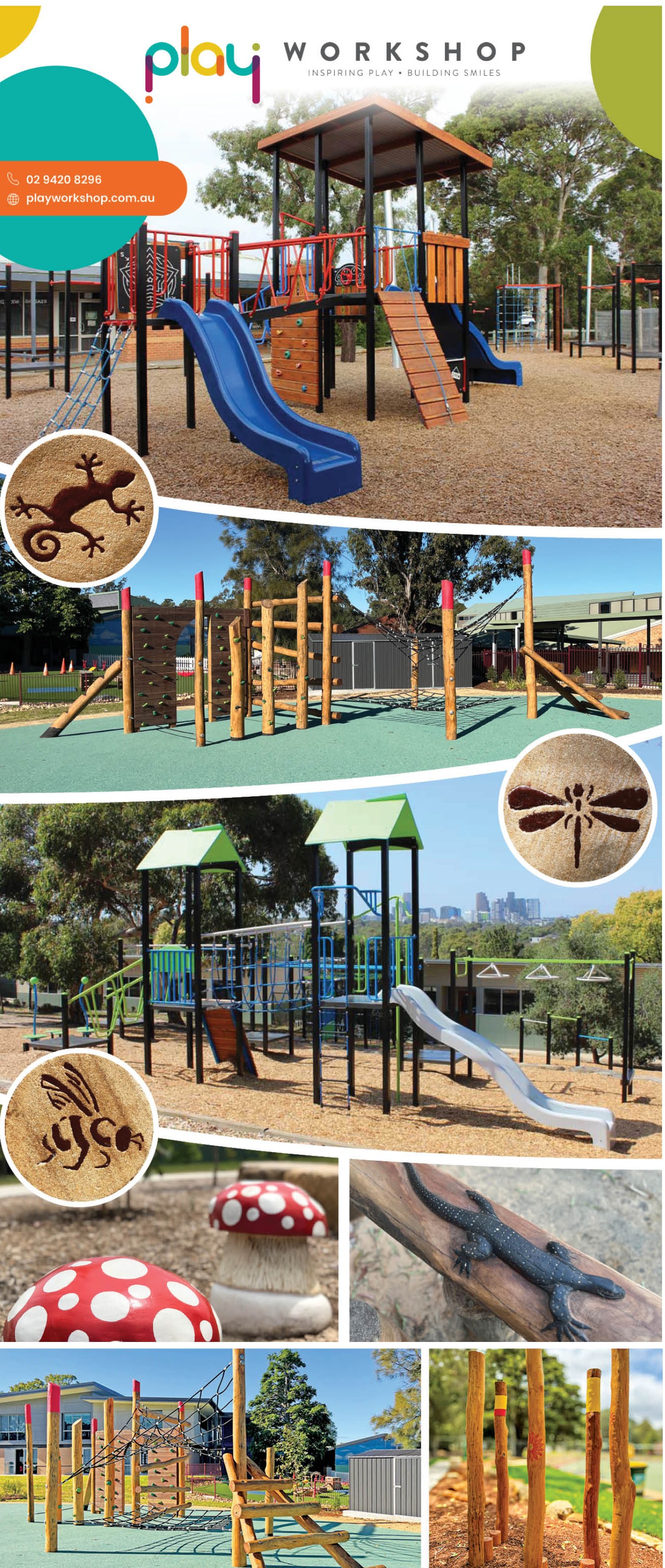 DESIGN, MANUFACTURE AND CONSTRUCTION OF CREATIVE PLAYGROUNDS