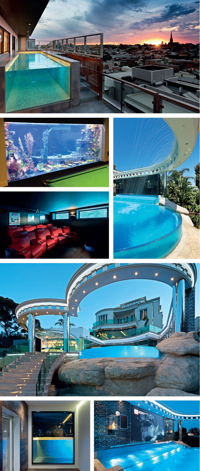 STRUCTURAL ACRYLIC POOLS PANELS