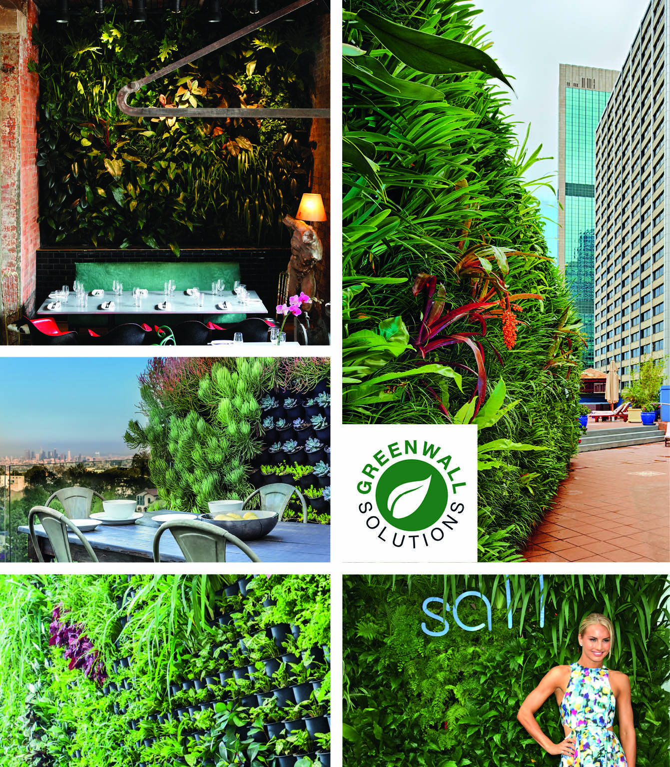 GREEN WALLS, GREEN ROOFS AND LANDSCAPING