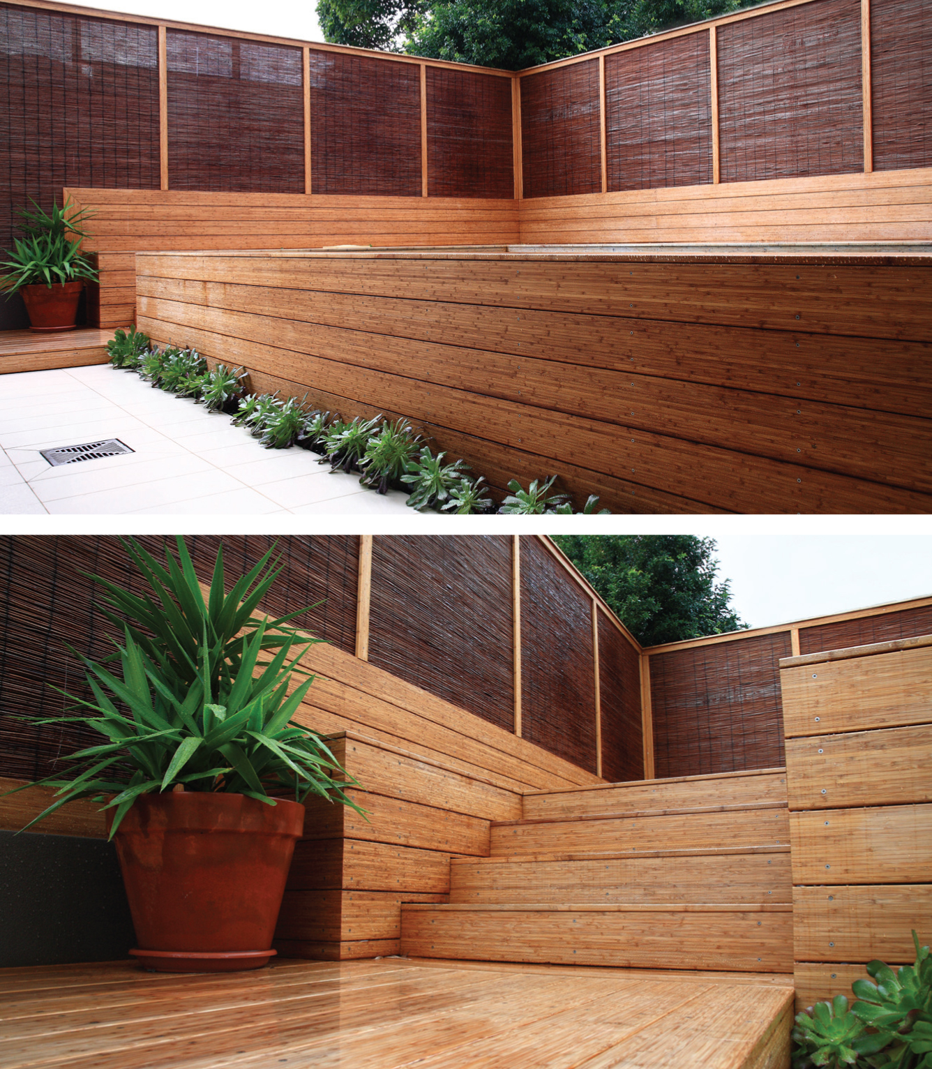 BAMBOO DECKING, BAMBOO AND NATUREED® FENCING, CLADDING, SCREENING AND SHADING. BAMBOO POLES, BAMBOO PLY, BAMBUZIT® BAMBOO FLOORING, TIMBER SLAT SCREEN
