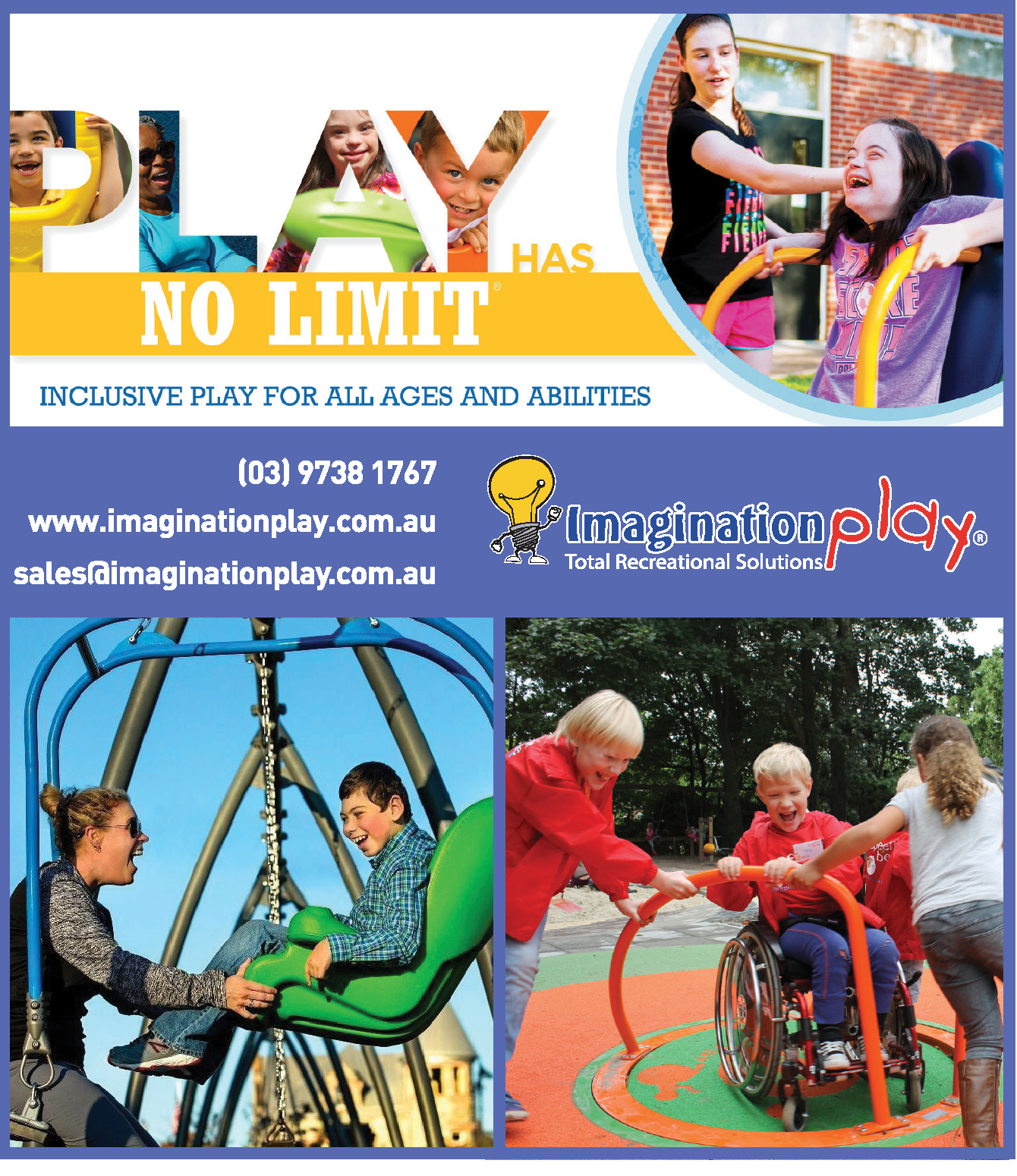 COMMERCIAL QUALITY INDOOR AND OUTDOOR PLAY AND FITNESS EQUIPMENT