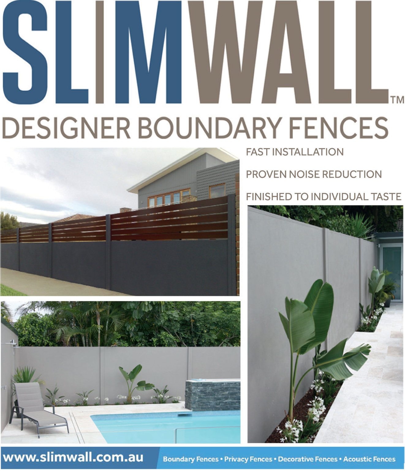 SLIMWALL DESIGNER FENCING