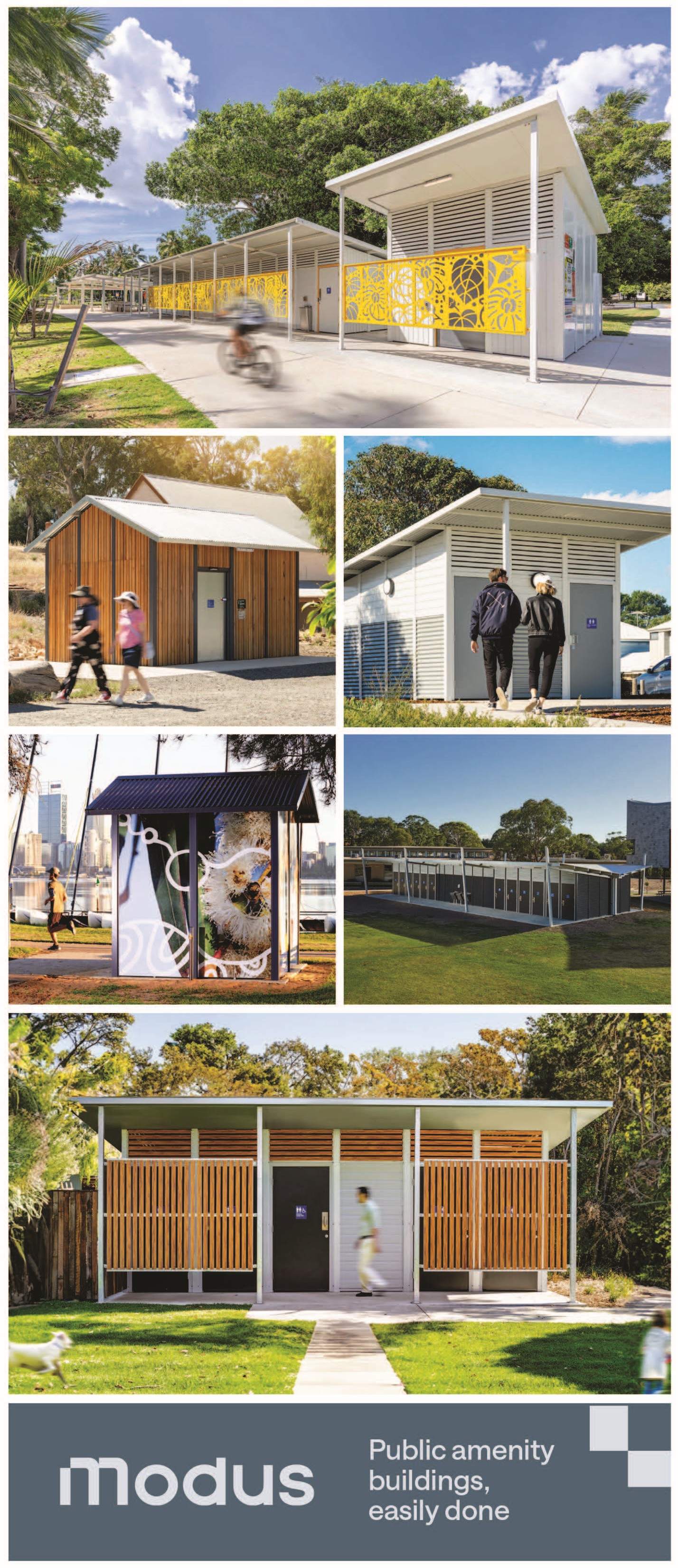 TOILET AMENITY BUILDING DESIGN, MANUFACTURE AND INSTALLATION