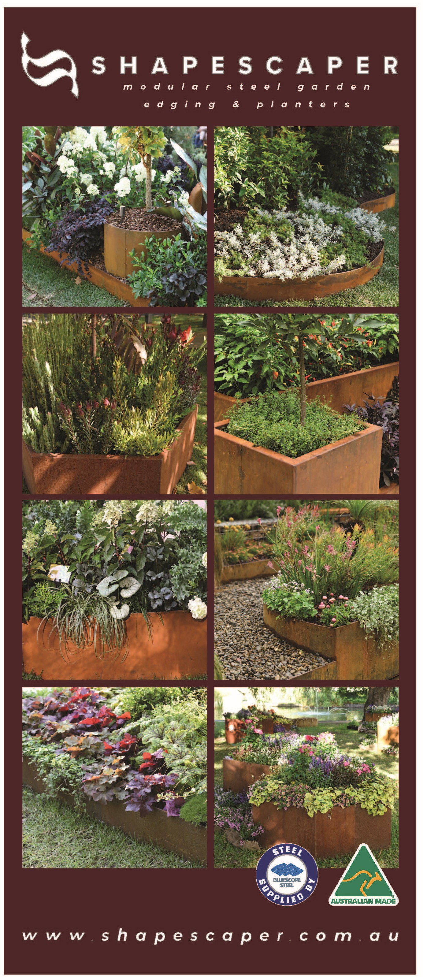 MODULAR STEEL LANDSCAPING PRODUCTS