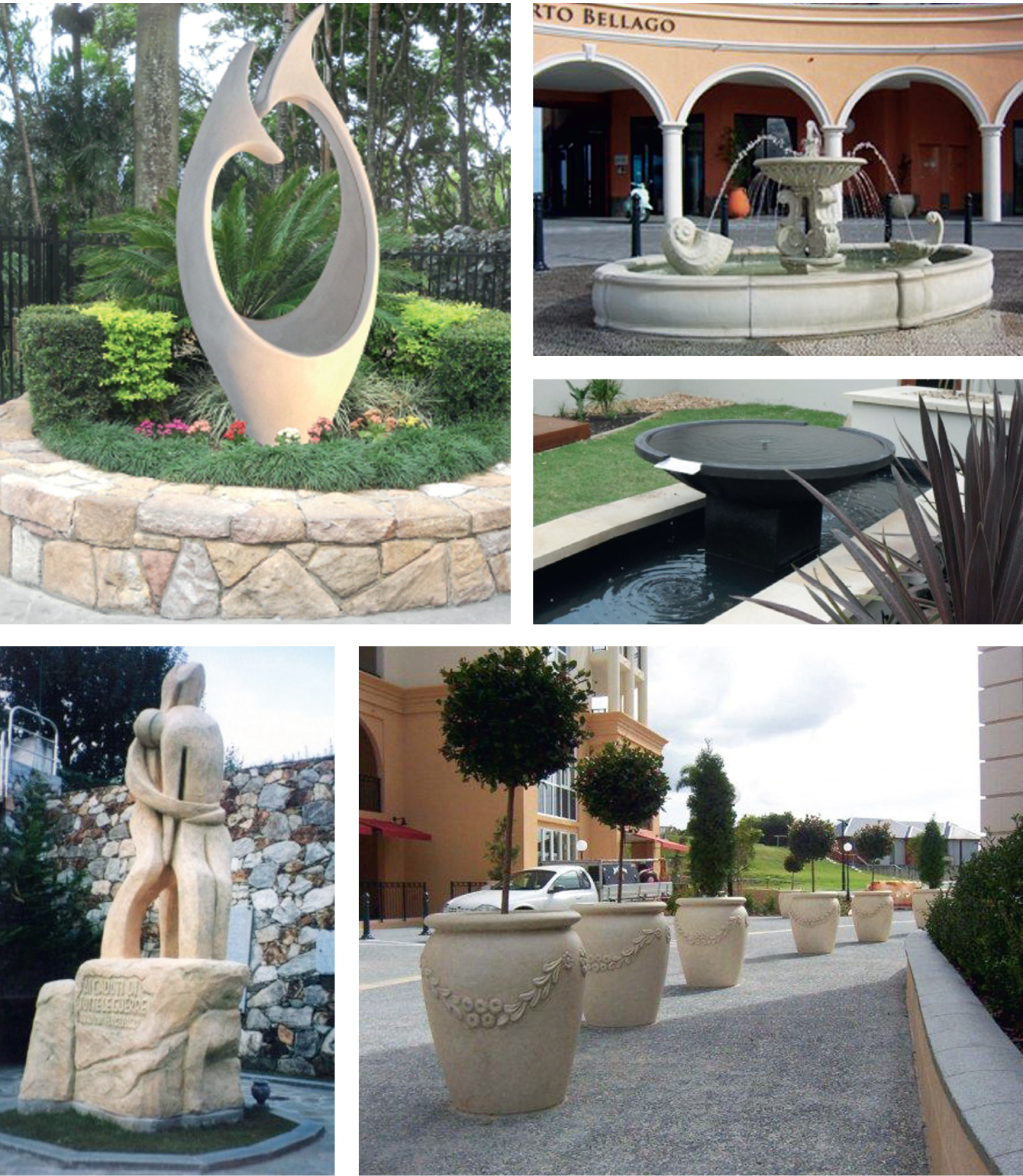 CUSTOM MADE GARDEN POTS, WATER FEATURES AND ART