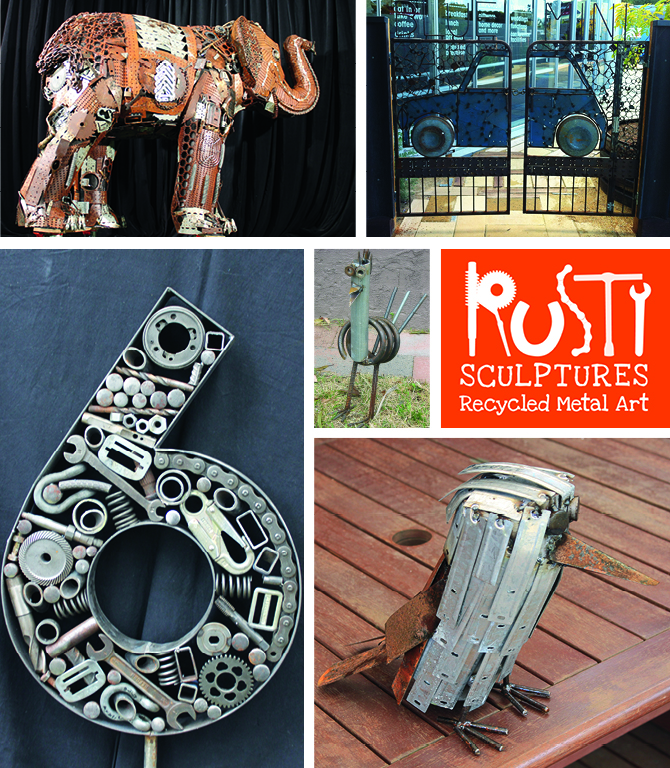 CUSTOM DESIGNED METAL SCULPTURE