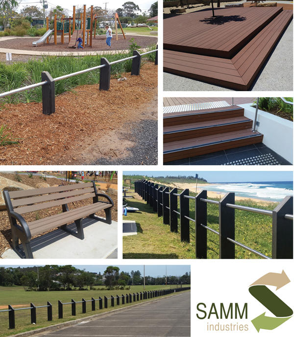 SUPPLIERS OF RECYCLED PLASTIC OPEN SPACE AND LANDSCAPING PRODUCTS