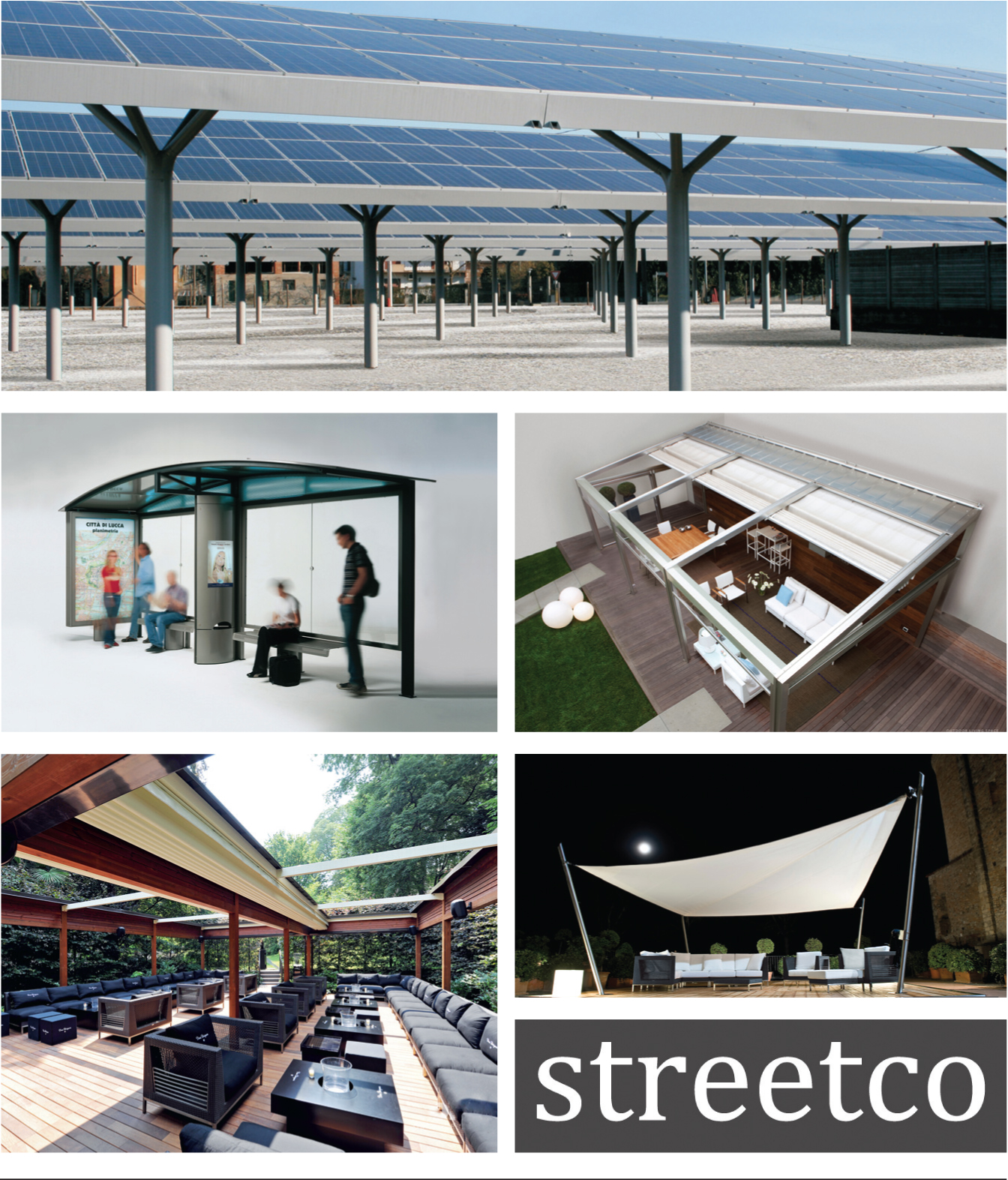 PHOTOVOLTAIC SHELTERS, RETRACTABLE ROOFS & MOTORISED SAILS