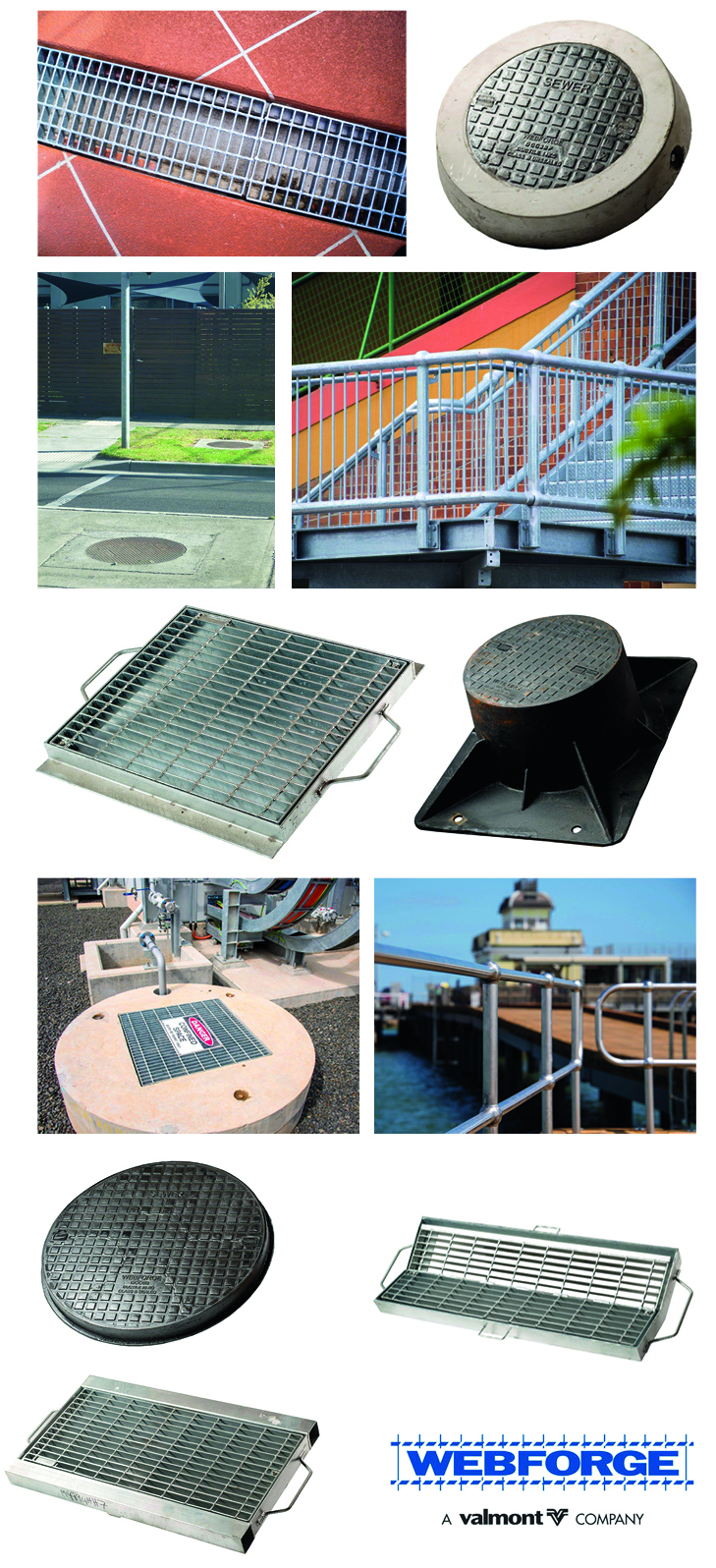 CIVIL DRAINAGE GRATES AND ACCESS COVERS