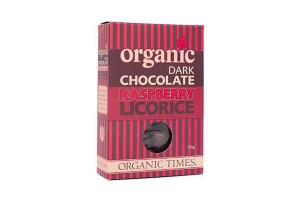 Organic Times Dark Chocolate Raspberry Licorice