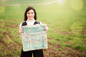 woman recycle planet environment health healthy