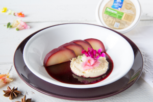 Pear, Mascarpone & Wine Reduction