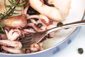 Roast Squid Salad