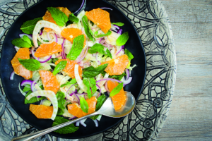Orange, fennel and mint salad