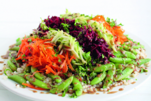 Sugar Snap Peas, Pearl Couscous Sala