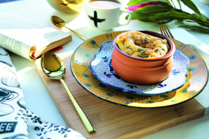 Baked Eggs in Terracotta Pots