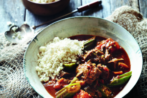 Jamaican Goat Curry with Cauliflower