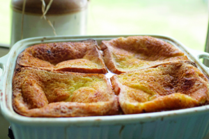 Camel Milk Bread & Butter Pudding
