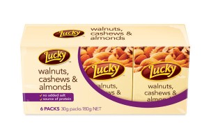 Lucky Walnuts, Cashews & Almonds - 6 pack