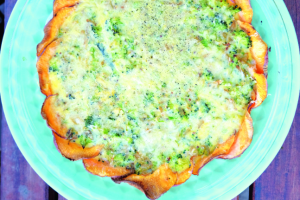 Meg's Broccoli Pie with Sweet Potato Crust
