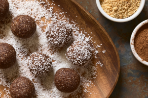 Chocolate Protein Rum Balls