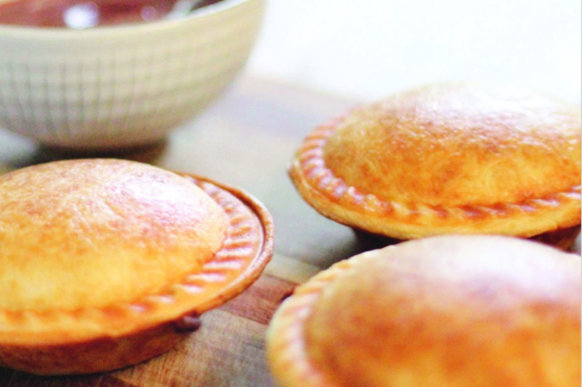 Adam's Curried Lentil & Vegetable Pie