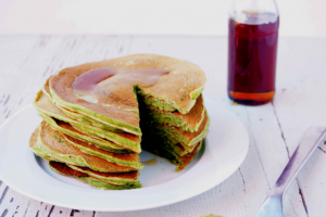 Green Smoothie Pancakes Recipe