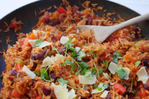 One-Pot Mexican Kidney Bean and Rice Recipe