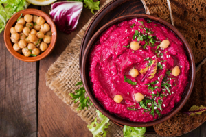 Beetroot & Chick Pea Dip